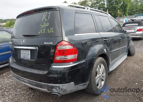 2009 Mercedes-Benz Gl 450 4Matic z USA, uszkodzony, nr VIN 4JGBF71E49A504984